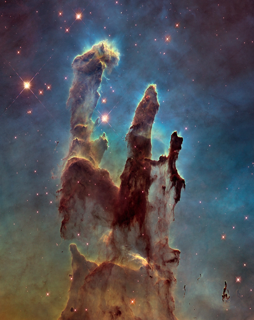 The Eagle Nebula’s Pillars of Creation.