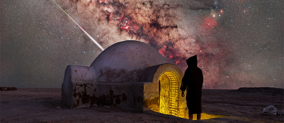 Milky Way image in Tunisia