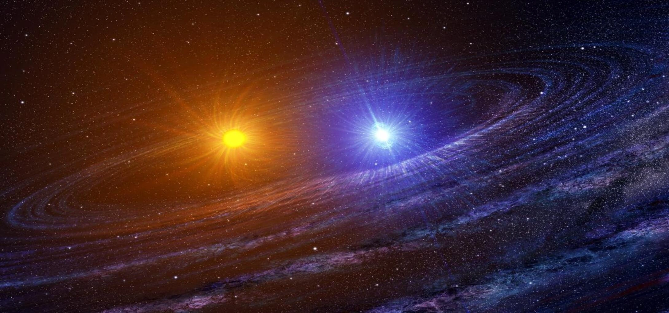 Masive blue binary system